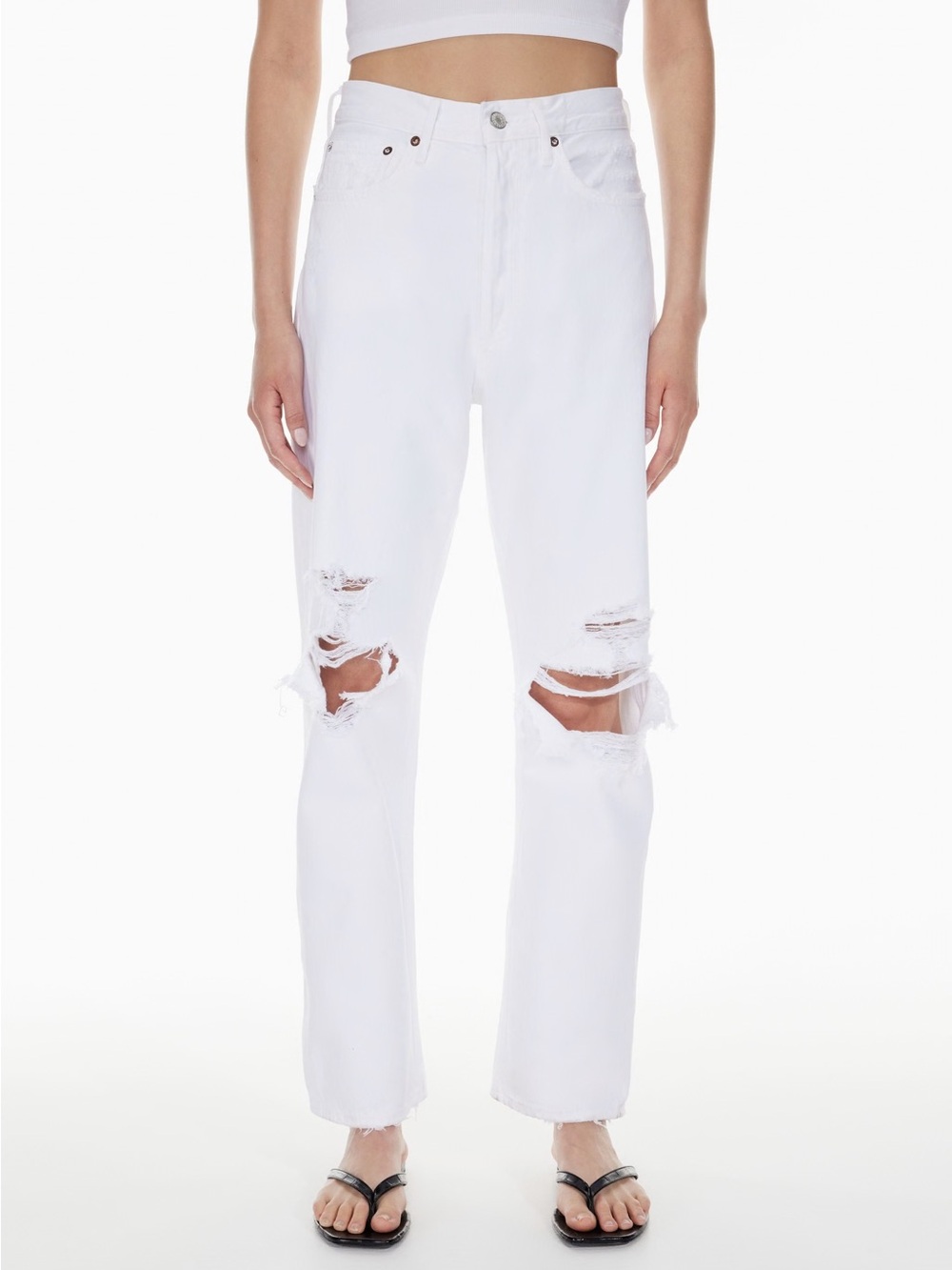 AGOLDE 90’s Mid Rise Loose Fit Jeans NWT | Distressed Denim | Size 29